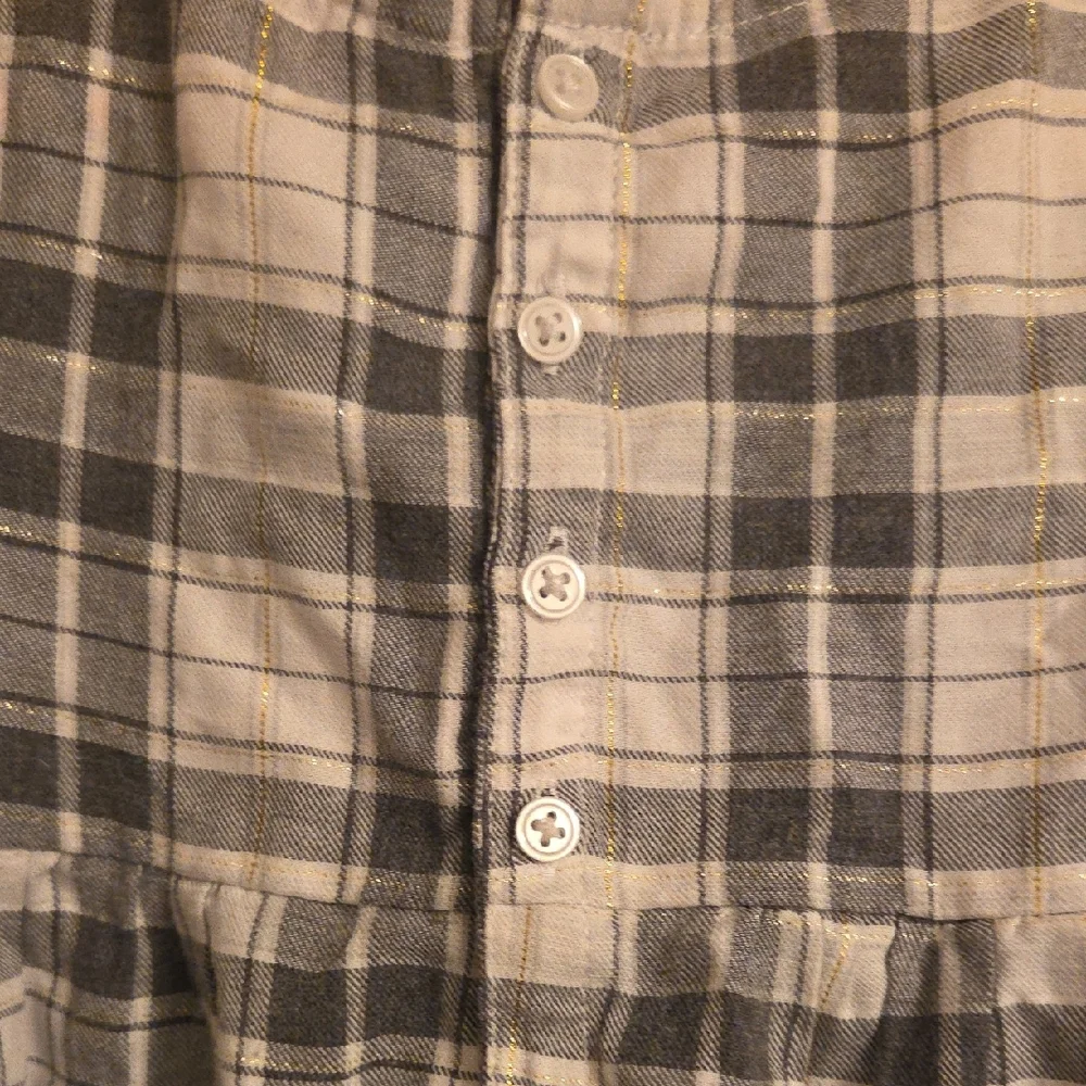Carter's Black and White‎ Plaid Kids Blouse